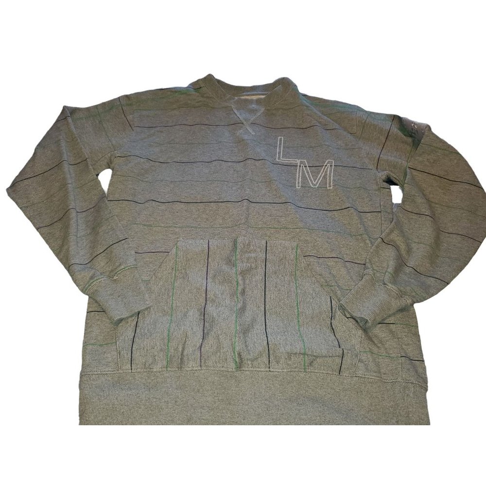 Live Mechanics Sz M Gray/Green Sweatshirt with front pockets